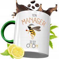 Kubek Zielony Dla Managera Na Urodziny Prezent Z Nadrukiem Ze Zdjęciem