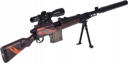 SNAJPERKA NA STRZAŁKI PIANKOWE DUŻY KARABIN ZESTAW +ŁUSKI ZABAWKA REPLIKA na Arena.pl