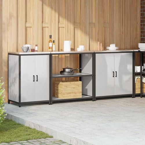 Zestaw do przechowywania w kuchni z półką Inny 3 pcs Srebrny na Arena.pl