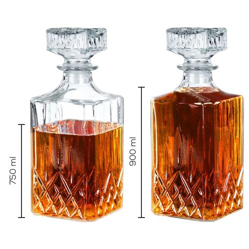 Karafka do whisky szklana 900 ml na Arena.pl