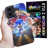 ETUI CASE DO MOTOROLA MOTO G35 - SONIC SONIK WZORY Z BAJEK MARIO PLECKI