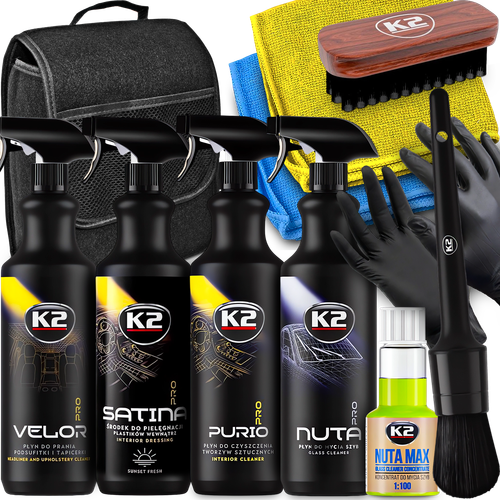 K2 PRO ZESTAW KOSMETYKÓW AUTA DETAILING CZYSZCZENIA SAMOCHODU XL na PREZENT na Arena.pl
