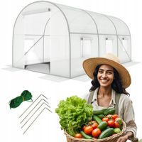 TUNEL FOLIOWY 10m² OGRODOWY SZKLARNIA 4x2,5m UV-4