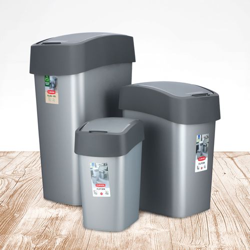 Curver Kosz Na Śmieci Pojemnik Biuro 25L Grafitowy na Arena.pl