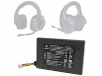 Słuchawki bezprzewodowe nauszne Logitech BATERIA DO LOGITECH G933 G533