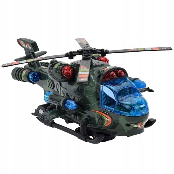 HELIKOPTER INTERAKTYWNY WOJSKOWY JEŹDZI ŚIECI GRA zdjęcie 3