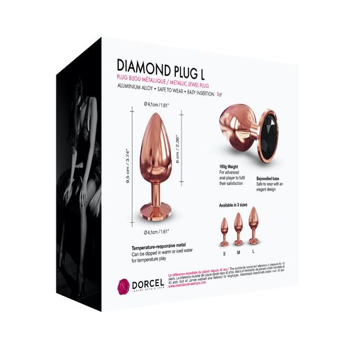Dorcel Diamond Plug Rose Gold L na Arena.pl