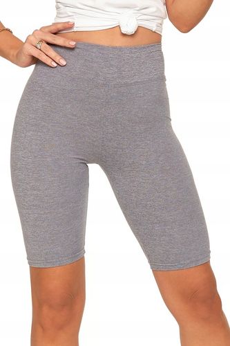 KOLARKI Krótkie Legginsy Wysoki Stan Kryjące Wygodne Gładkie MORAJ L/XL na Arena.pl