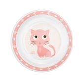 Canpol talerzyk plastikowy Cute Animals - kotek