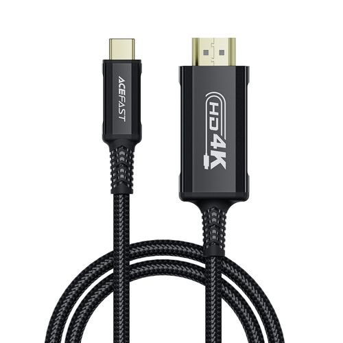 Kabel przewód audio-video USB-C - HDMI 4K 60Hz HDR 1.8m - czarny na Arena.pl
