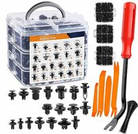 ZESTAW SPINKI KOŁKI KLIPSY SAMOCHODOWE DO AUTA TAPICERKI 635 + ŚCIĄGACZE