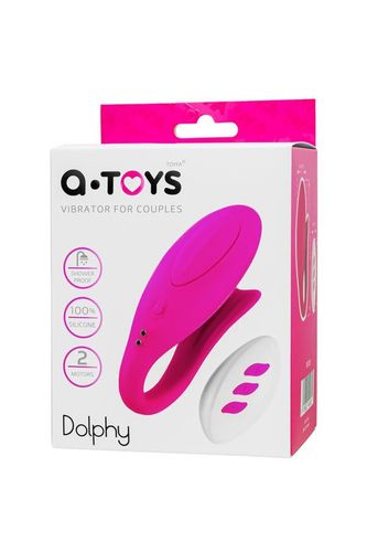 A-Toys Vibrator For Couples Dolphy, Silicone, Pink, 9.6 Cm na Arena.pl