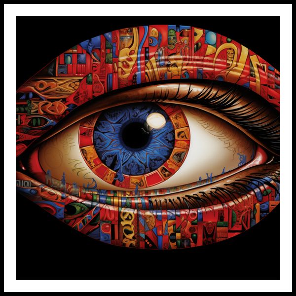 Plakat 100x100cm W Oku Obserwatora zdjęcie 3