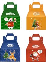 Zestaw 24 Świątecznych Pudełek Świątecznych Ekologiczne 15 x 13 x 10cm