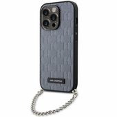 Etui Karl Lagerfeld do iPhone 14 Pro, Srebrny