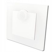 Oświetlenie schodowe z czujnikiem ruchu oprawa schodowa 230V Q30 BIAŁA