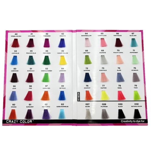 CRAZY COLOR Krem do koloryzacji włosów No. 74 - Slate - 100ml na Arena.pl