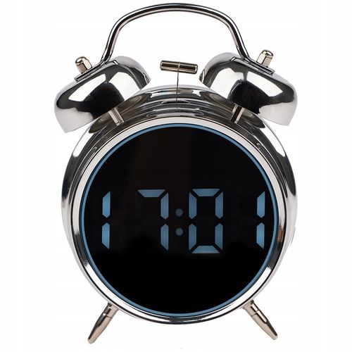 Budzik Elektroniczny Zegar Cyfrowy Retro Głośny Wyraźny Klasyk Stojący LED na Arena.pl