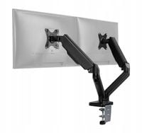 Uchwyt Biurkowy na DWA MONITORY Obrotowy REGULOWANY Spacetronik 18 kg VESA