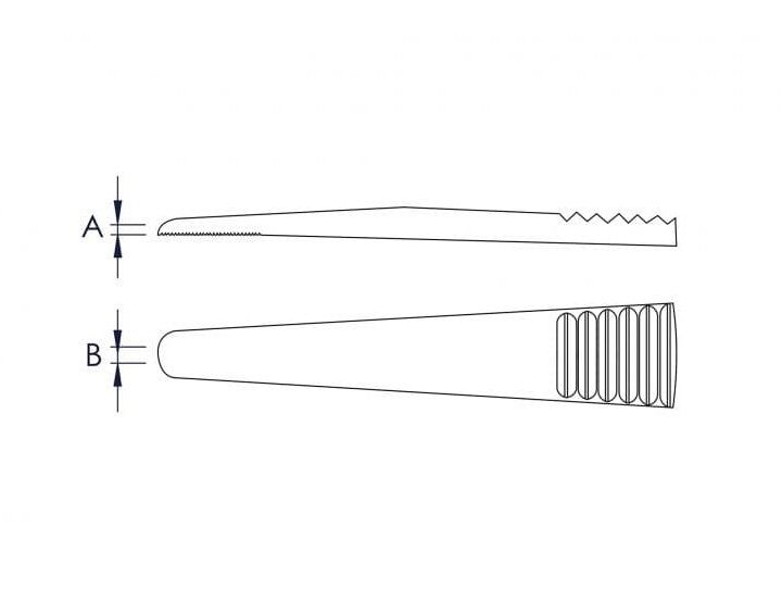 PĘSETA PROSTA 120MM - KN 92 64 43 zdjęcie 4