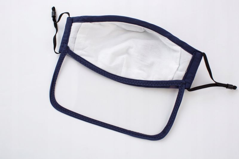 KOMPLET Maska z Przyłbica + 3x FILTR PM 2.5 zdjęcie 2