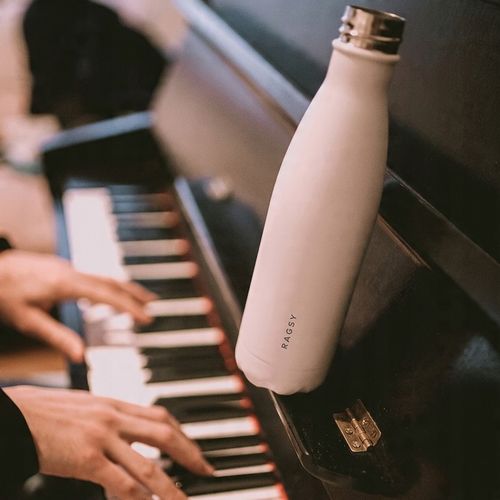 RAGSY Butelka Termiczna 750ml BPA FREE 12/24H - White/Biała na Arena.pl