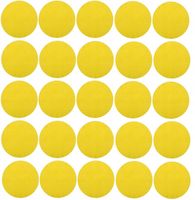 PAPIER ŚCIERNY KRĄŻEK DO ŻYRAFY 225mm ŻÓŁTY P. 150 x 25 szt