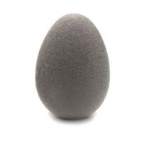 JAJKO WIELKANOCNE SZARE DUŻA FIGURKA DEKORACJA ŚWIĄTECZNA 16cm