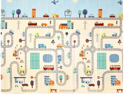 MATA PIANKOWA XPE SKŁADANA EDUKACYJNA 150X180 CM na Arena.pl