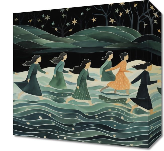 Obraz 30x30cm Nocna Procesja zdjęcie 1