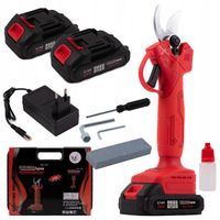 SEKATOR AKUMULATOROWY ELEKTRYCZNY NOŻYCE OGRODOWY MOCNE 24V BEZSZCZOTKOWE