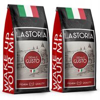 KAWA ZIARNISTA LA STORIA - CREMA E GUSTO 2x1kg - ŚWIEŻO PALONA - BLUE ORCA
