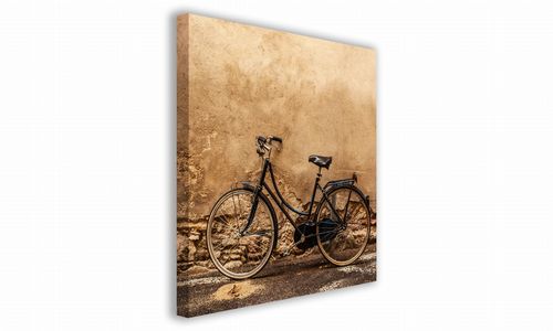 OBRAZ NA PŁÓTNIE 088 Retro rower 50x50cm na Arena.pl