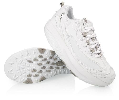 Buty z kołyskową podeszwą Fit Walk balansujące na fitness 39 białe na Arena.pl