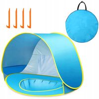 NAMIOT PLAŻOWY NA PLAŻĘ BIWAK Z BASENEM BRODZIKIEM BRODZIK Z DASZKIEM