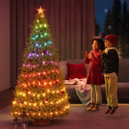 LAMPKI CHOINKOWE 100 LED WIFI SMART TUYA 10M MULTI KOLOR PILOT APLIKACJA na Arena.pl