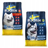 SUCHA KARMA DLA PSA BJORN RÓŻNE SMAKI MIX SMAKÓW 20KG