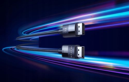 UGREEN KABEL PRZEWÓD VIDEO 2X DISPLAY PORT DP 1.4 8K 60 HZ HDR W OPLOCIE 1M na Arena.pl