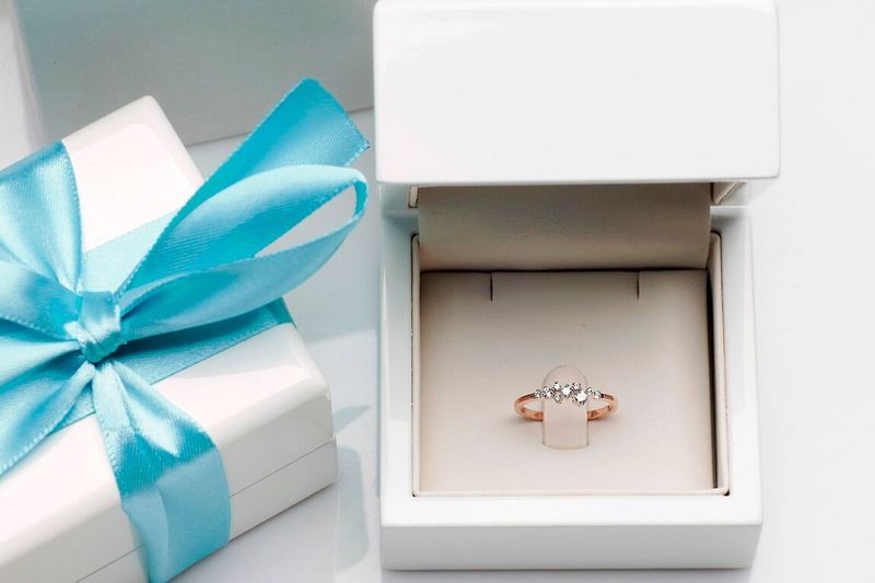 Emaga Złoty pierścionek PRD5400 - Diament zdjęcie 5