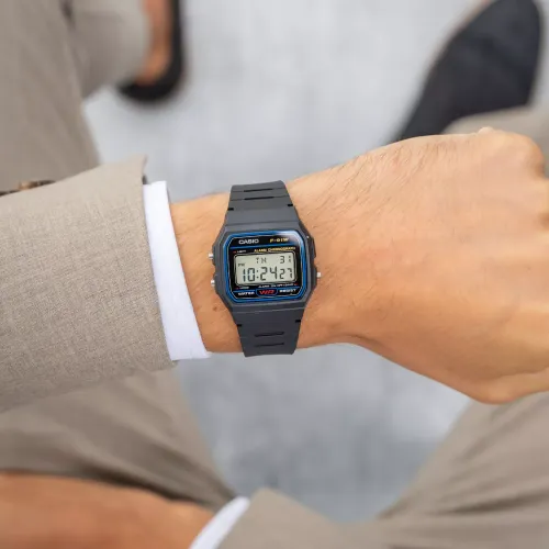 ZEGAREK MĘSKI CASIO F-91W-1YER (zd086a) - KLASYKA + BOX na Arena.pl