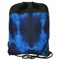 SZKOLNY WOREK na BUTY W-F na ramię STARPAK Tie Dye WOREK dla DZIECI czarny