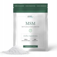 MSM Siarka Organiczna 500mg w proszku STAWY 1kg Vege