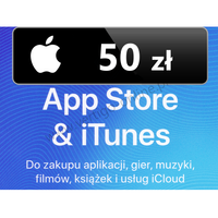 App Store iTunes 50 zł Doładowanie Apple, iPhone