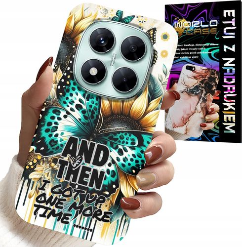 ETUI DO XIAOMI NOTE 14 PRO+ 5G - AND THEN I GOT UP, KOBIECE WZORY + FOLIA na Arena.pl