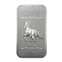 Sztabka Pamp: Year of the Horse 1 uncja Srebra 2026 Prooflike