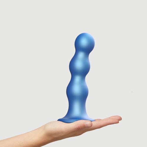 Dildo Plug Balls Metallic Blue - Xl na Arena.pl