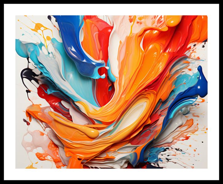 Plakat 50x40cm Taneczne Fale zdjęcie 3