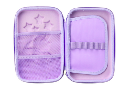 Duży Piórnik 3D Jednorożec Rozkładany Fioletowy 23x15x5 cm na Arena.pl