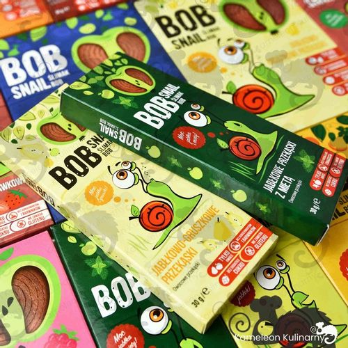ŚLIMAK BOB SNAIL PRZEKĄSKA bez cukru glutenu 30G MIX SMAKÓW x 8szt 0,24KG na Arena.pl
