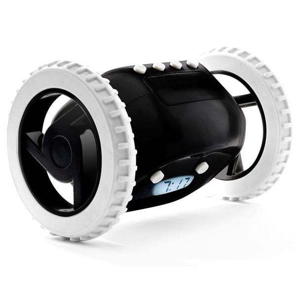 Uciekający Budzik Clocky Black / Czarny zdjęcie 7